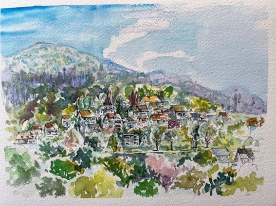 Casa La Collina Delle Ginestre Lejlighed Eberbach  Eksteriør billede